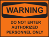 Warning Do Not Enter Clip Art